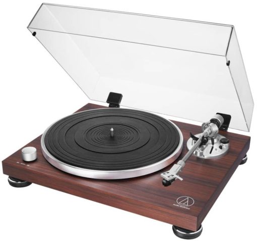Audio-Technica Rosewood Wood Veneer Wireless Belt-Drive Turntable - Image 2