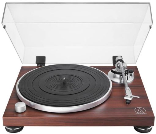 Audio-Technica Rosewood Wood Veneer Wireless Belt-Drive Turntable