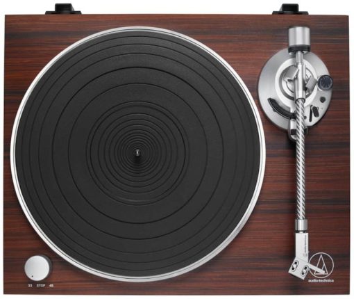 Audio-Technica Rosewood Wood Veneer Wireless Belt-Drive Turntable - Image 3
