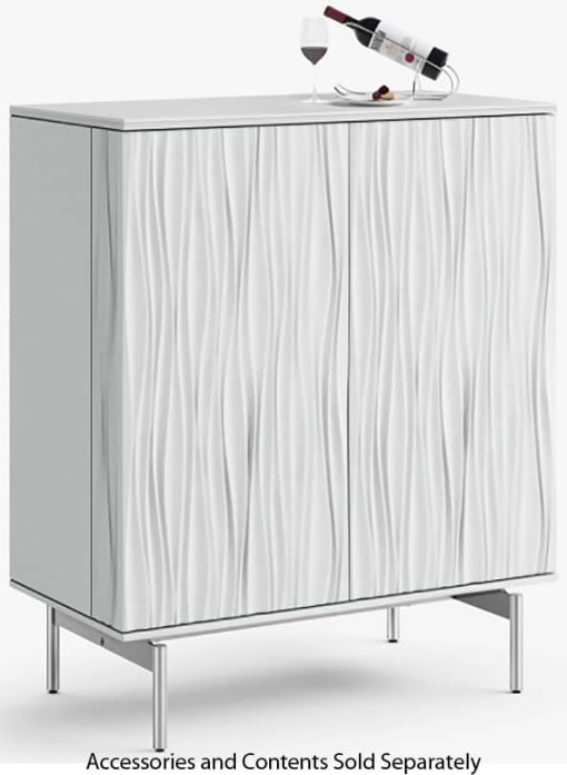 BDI Tanami 7120 Satin White Bar Cabinet - Image 2
