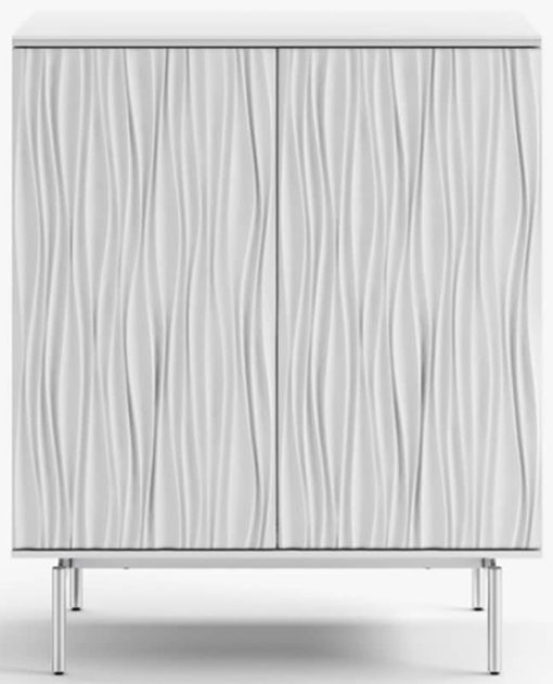 BDI Tanami 7120 Satin White Bar Cabinet