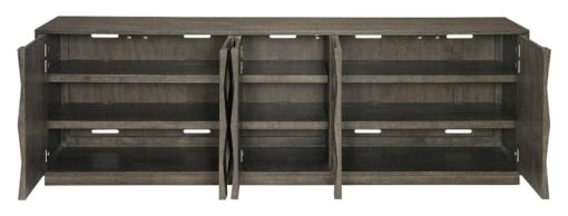 Bernhardt Linea Cerused Charcoal Entertainment Console - Image 2