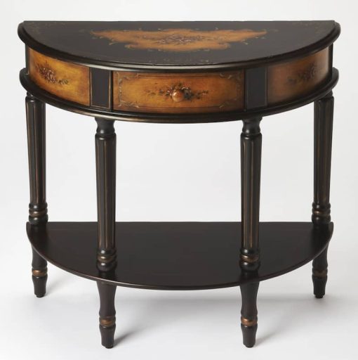 Butler Specialty Company Mozart Coffee Hand Painted Console Table