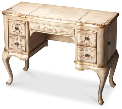 Butler Specialty Company Charlotte Gilted Cream Vanity - Image 2