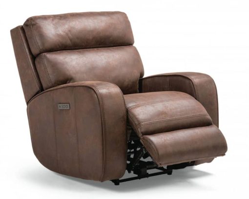 Flexsteel Tomkins Park Fabric Power Recliner With Power Headrest