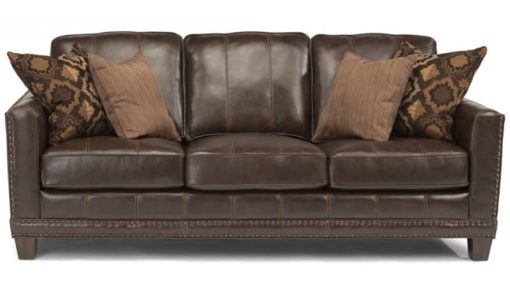 Flexsteel Port Royal Leather Sofa - Image 2