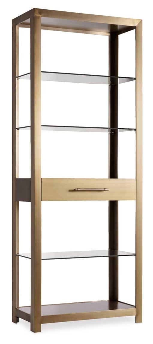 Hooker Furniture Curata Gold Bunching Bookcase