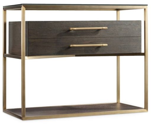 Hooker Furniture Curata Dark Wood One-Drawer Nightstand