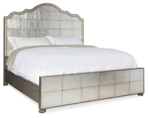 Hooker Furniture Arabella California King Mirrored Panel Bed