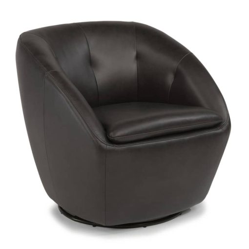 Flexsteel Wade Leather Swivel Chair