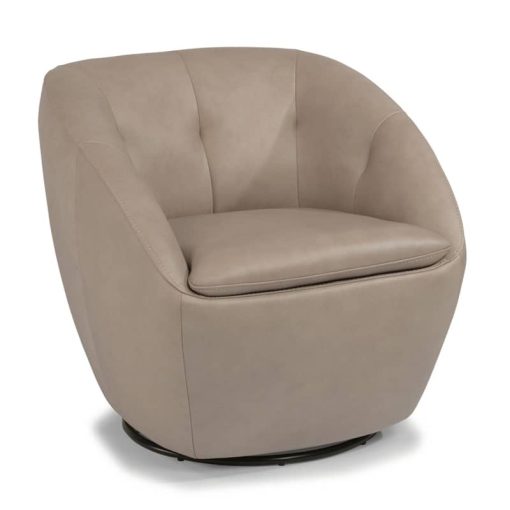 Flexsteel Wade Leather Swivel Chair