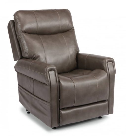 Flexsteel Jenkins  Fabric Power Lift Recliner With Power Headrest & Lumbar