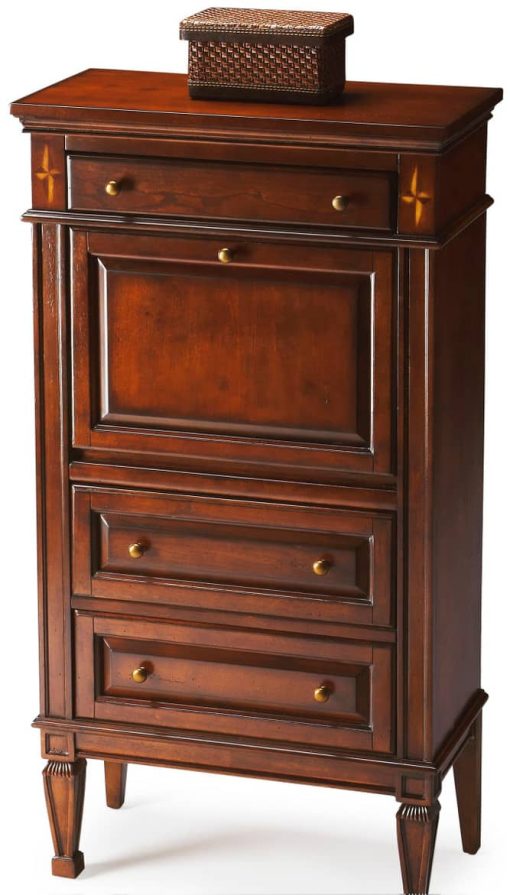 Butler Specialty Company Wordsworth Cherry Secretary Cabinet