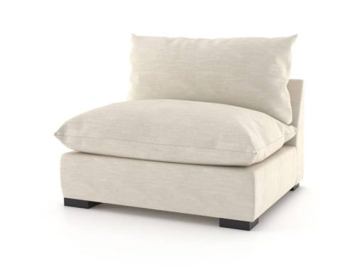 Four Hands Atelier Collection Ellison Ashby Oatmeal Armless Chair