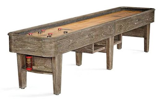 Brunswick Andover II 12' Driftwood 2-Piece Shuffleboard Table