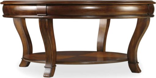 Hooker Furniture Living Room Medium Wood Brookhaven Round Cocktail Table