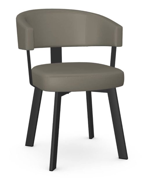 Amisco Grissom Plus Stratus/Black Coral Dining Chair