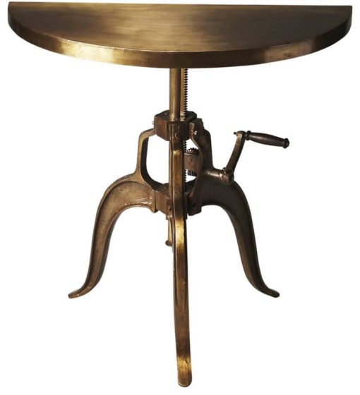 Butler Specialty Company Garrison Metalworks Demilune Console Table