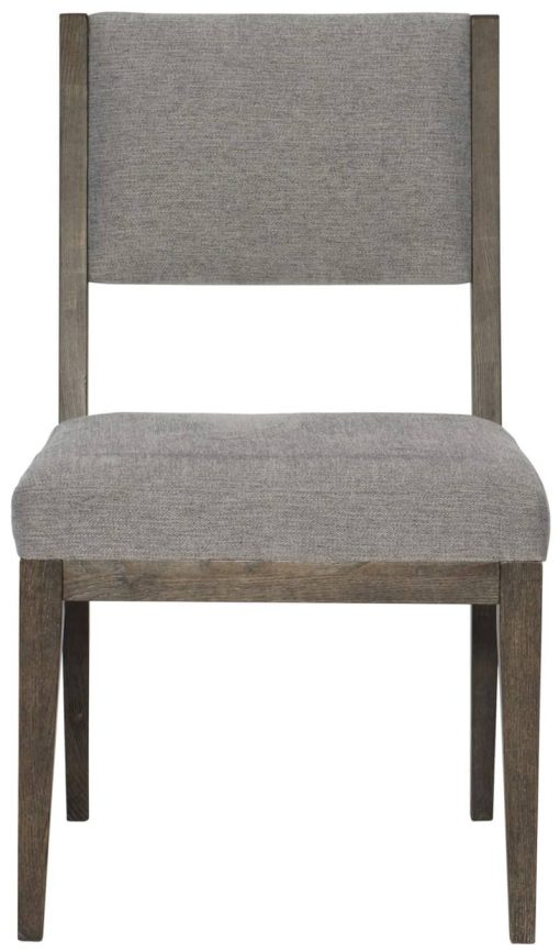 Bernhardt Linea Cerused Charcoal Side Chair