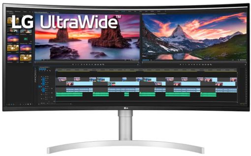 LG 38" 21:9 Curved UltraWide QHD+ Nano IPS 144Hz Computer Monitor