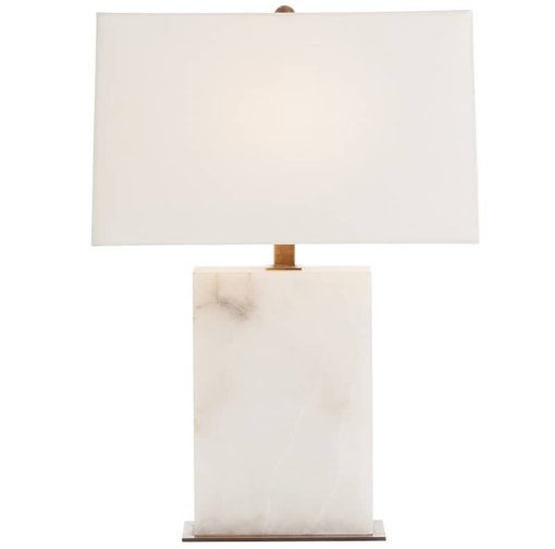 Arteriors Carson Snow Marble Table Lamp