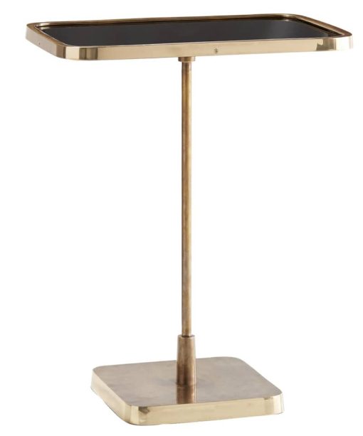 Arteriors Vintage Brass Kaela Rectangle Accent Table