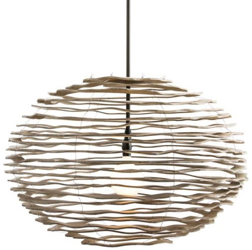 Arteriors Rook Natural Small Pendant