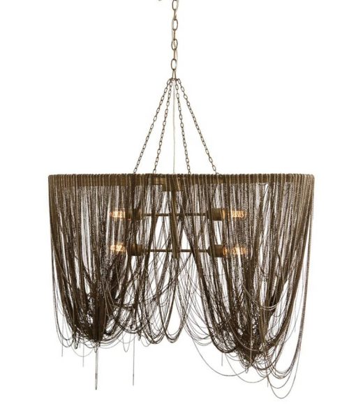 Arteriors Layla Antique Brass Pendant