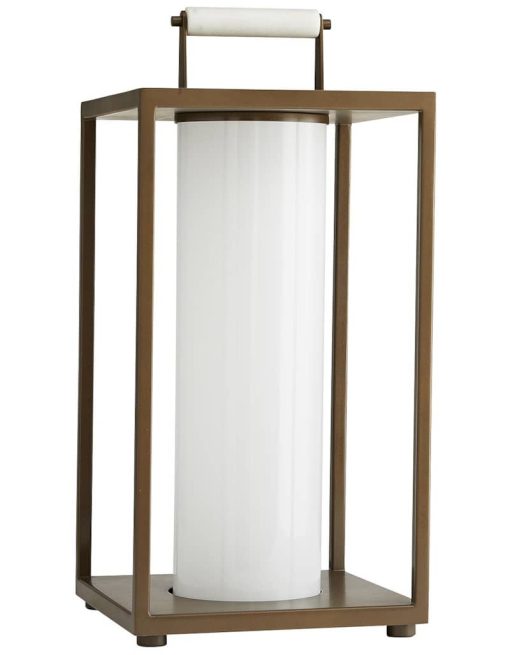 Arteriors Stetson Aged Brass Outdoor Lantern