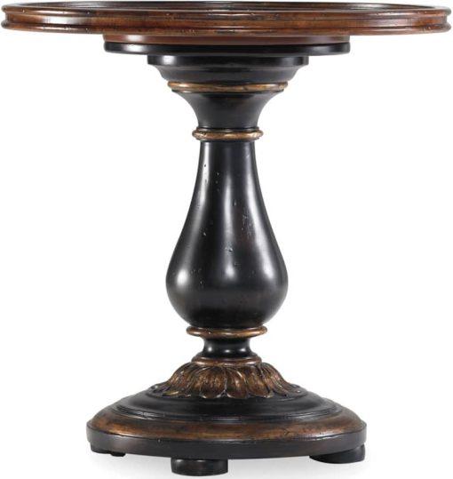Hooker Furniture Black Living Room Grandover Round Accent Table