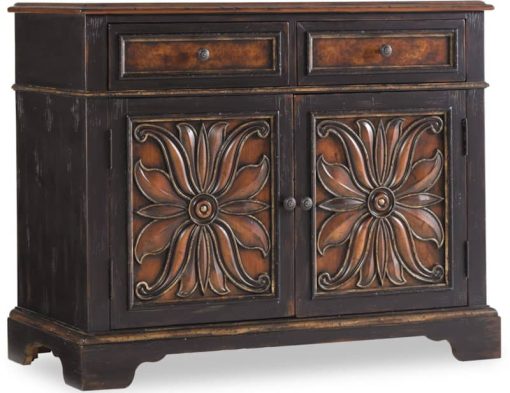 Hooker Furniture Black Living Room Grandover Two Drawer Two Door Chest
