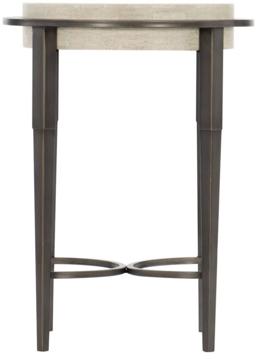 Bernhardt Barclay Metal Round Drink Table