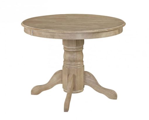 Homestyles Classic White Wash Pedestal Dining Table