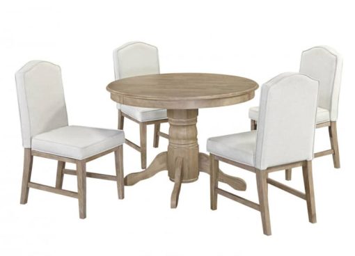 Homestyles Classic Whitewash 5-Piece Dining Set
