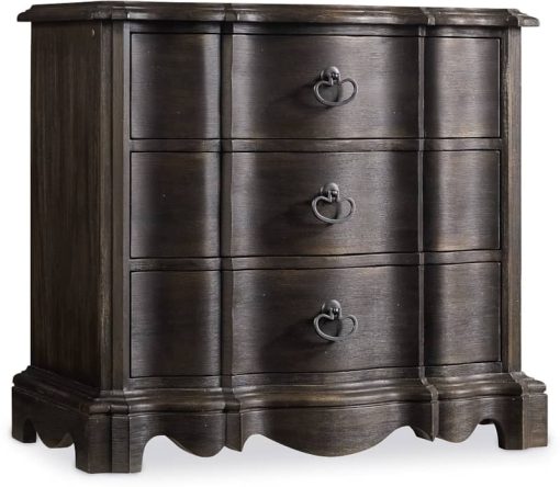 Hooker Furniture Corsica Dark Three Drawer Nightstand