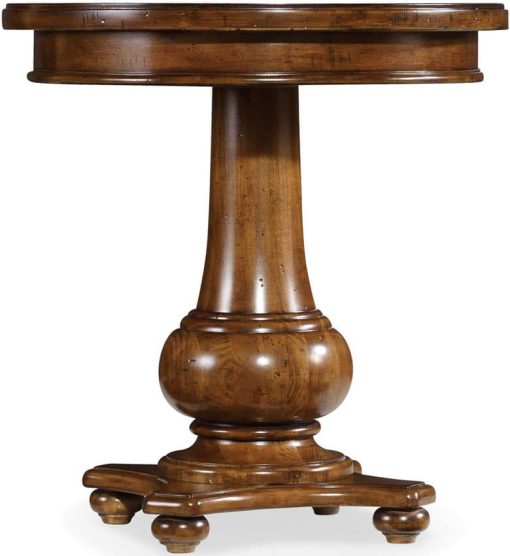 Hooker Furniture Living Room Medium Wood Tynecastle Round End Table