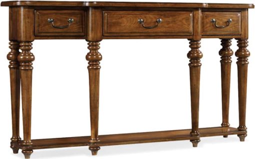 Hooker Furniture Living Room Medium Wood Tynecastle Console Table