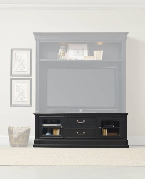 Hooker Furniture Clermont 72" Black Entertainment Console