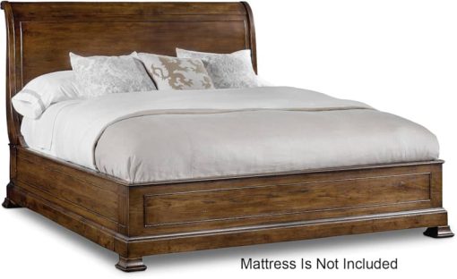 Hooker Furniture Bedroom Archivist King Sleigh Bed w/Low Footboard