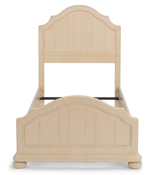 Homestyles Provence Antiqued White Twin Bed