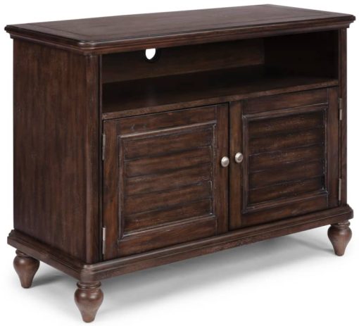 Homestyles Southport Distressed Oak Entertainment Center