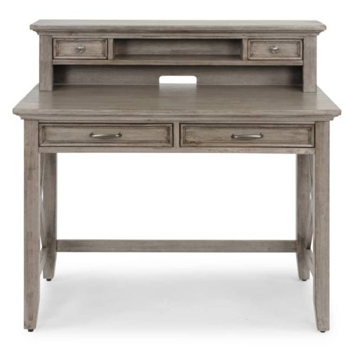 Homestyles Mountain Lodge Gray Student Desk w/ Hutch