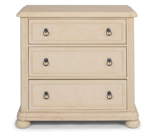 Homestyles Provence Antiqued White 3 Drawer Chest