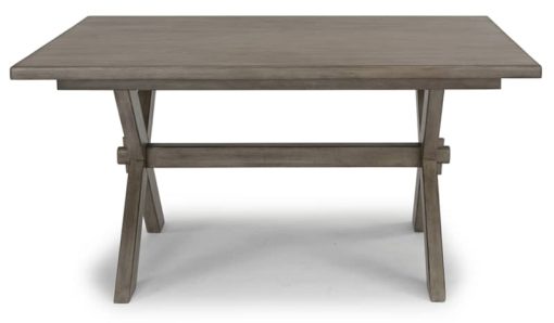 Homestyles Mountain Lodge Gray Trestle Dining Table