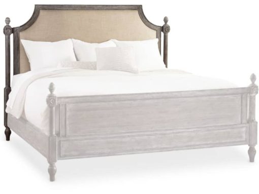 Hooker Furniture Bedroom Light Wood King Upholstered Headboard 6/0-6/6