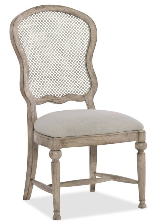 Hooker Furniture Dining Room Boheme Gaston Metal Back Side Chair