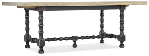 Hooker Furniture Dining Room Ciao Bella 84" Trestle Table With Two 18" Leaves