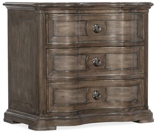 Hooker Furniture Bedroom Woodlands Three-Drawer Nightstand