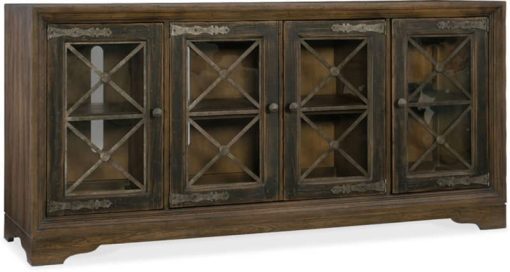 Hooker Furniture Home Entertainment Pipe Creek Bunching Media Console