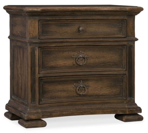 Hooker Furniture Hill Country Elmendorf Three Drawer Nightstand